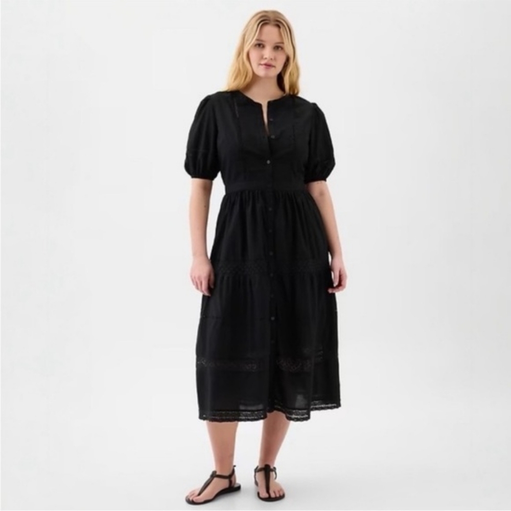 GAP Black Midi Dress